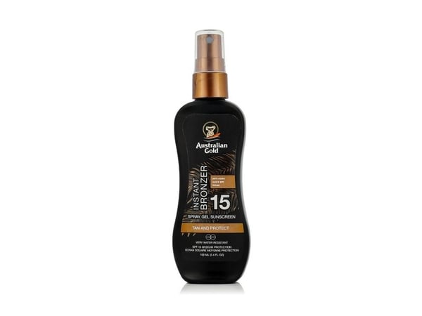 Australian Gold Spray Gel Instant Bronzer SPF15 - Unisex - 100 ml
