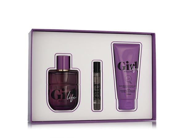 Rochas Girl Life EDP 75 ml + EDP MINI 7.5 ml + Body Balm 100 ml (dame)