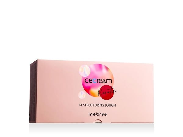 Inebrya Ice Cream Keratin Keratin Restructuring Lotion 12 x 11 ml