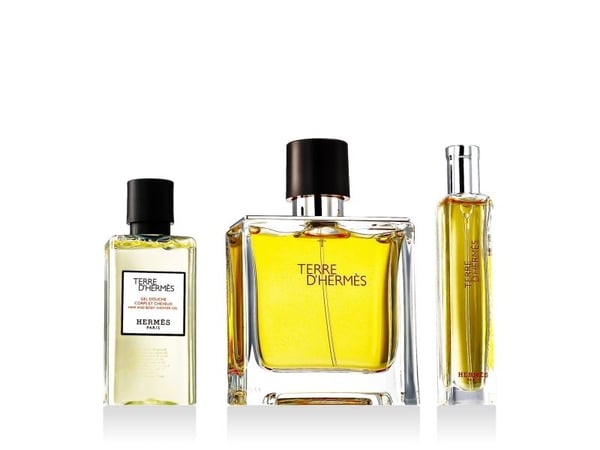 Hermès Terre D'Hermès parfyme 75 ml + parfyme 15 ml + SG for kropp og hår 40 ml M