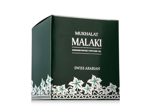 Sveitsisk arabisk parfymeolje Mukhalat Malaki | 30 ml | Unisex | Floral, Woody, Amber