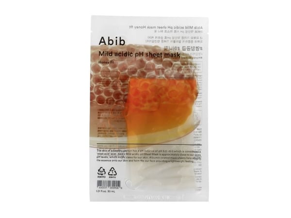 Abib Mild acidic pH Sheet Mask Honey Fit 30ml