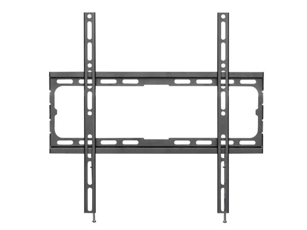 DELTACO - Monteringssett (veggmontering) - for flatpanel - fast, 45 kg - svart - skjermstørrelse: 32"-70"