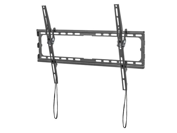 DELTACO - Monteringssett (veggmontering) - for flatpanel - tilt, opptil 45 kg - svart - skjermstørrelse: 37"-80"