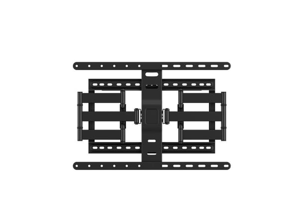 DELTACO Office - Monteringssett (veggmontering) - for flatpanel - ultra-slim, full motion, tilt, 60 kg - svart - skjermstørrelse: 43"-90"