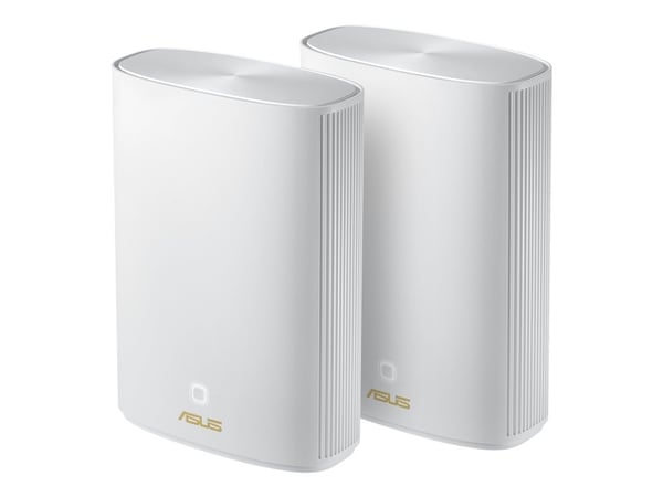 ASUS ZenWiFi AX Hybrid (XP4) - Wi-Fi-system - (ruter) 1GbE, HomePlug AV (HPAV) 2.0 - Wi-Fi 6 - Dobbeltbånd