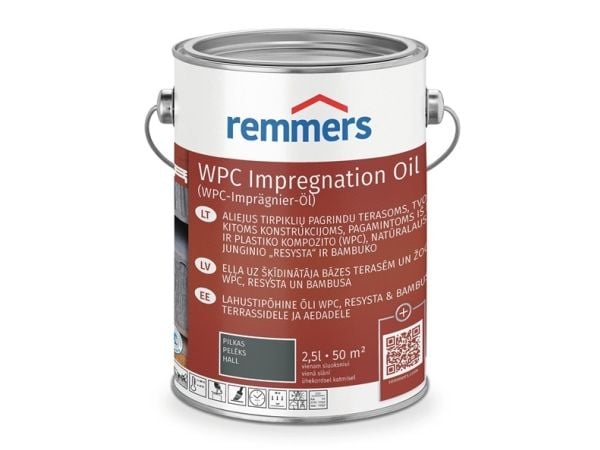 Öljy Remmers Teras WPC harmaa, 2,5 l