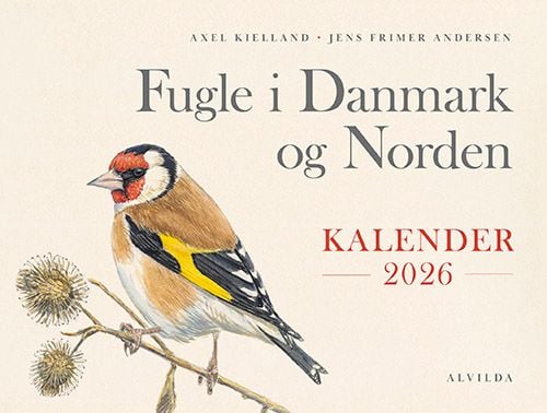 Linnut Tanskassa ja Pohjoismaissa - Kalenteri 2026 | Axel Kielland, Jens Frimer Andersen | Kieli: Tanska