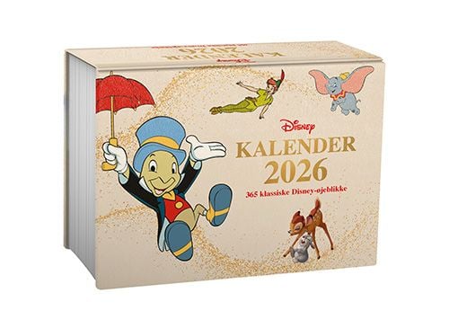 Disney skrivebordskalender 2026