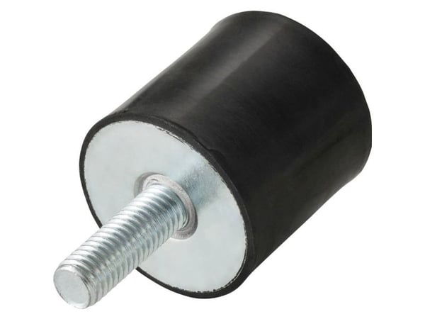 TRU COMPONENTS gummibuffert TC-NT40-40-43A hårdhet 43 shore A max. statisk belastning 60 kg