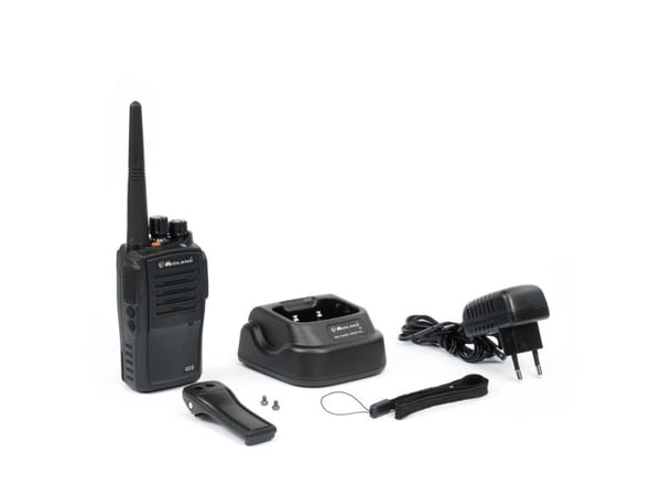 Midland G15 - PMR446, 8 kanaler, 446.00625 - 446.09375 MHz, Lithium-Ion (Li-Ion), 192 g, 58 x 33 x 108 mm