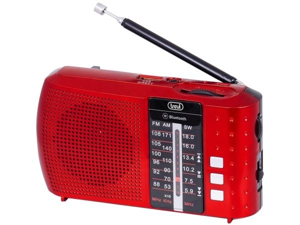 Trevi RA 7F20 BT, Bærbar, Analog og digital, AM, FM, SW, MP3, Analog, 3,5 mm