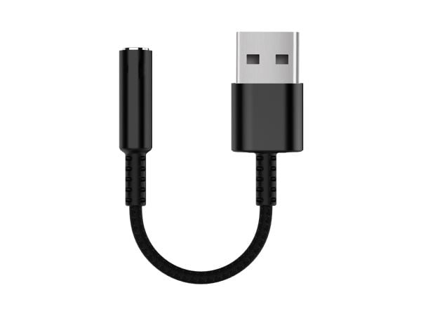 Equip 147945, 3.5mm, Hunkjønn, USB Type-A, Hankjønn, 0,15 m, Sort