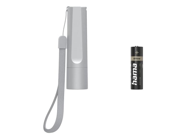 Hama FL60, Lommelykt, Sølv, Aluminium, LED, 1 lamper, 1 W
