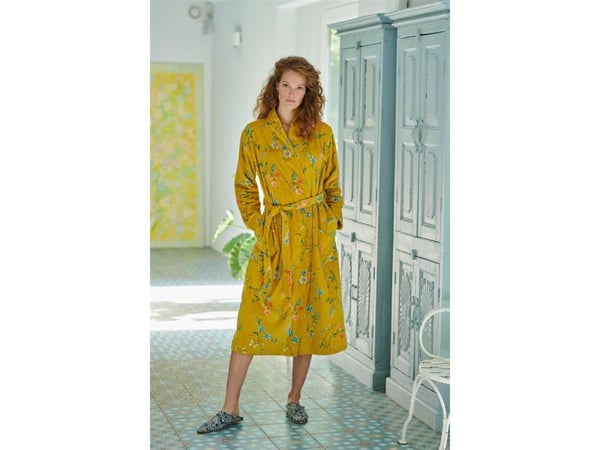 PIP Studio Pip Studio Bathrobe Les Fleurs Yellow L
