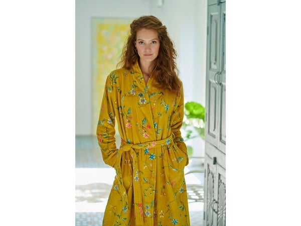 PIP Studio Pip Studio Bathrobe Les Fleurs Yellow L