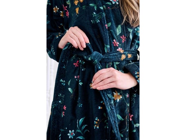 PIP Studio Pip Studio Bathrobe Les Fleurs Dark Blue S