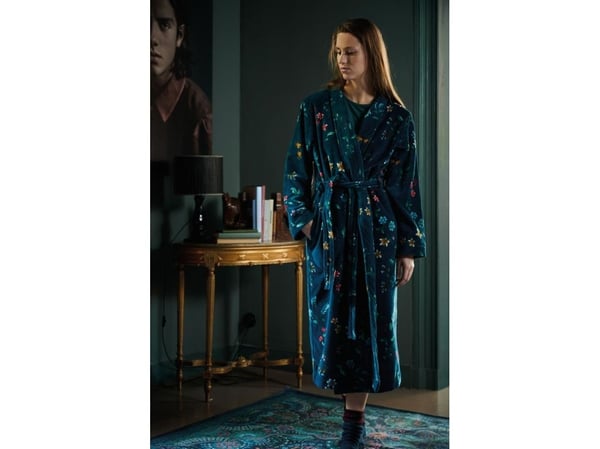 PIP Studio Pip Studio Bathrobe Les Fleurs Dark Blue XL