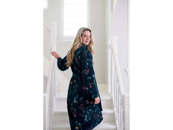 PIP Studio Pip Studio Bathrobe Les Fleurs Dark Blue XL