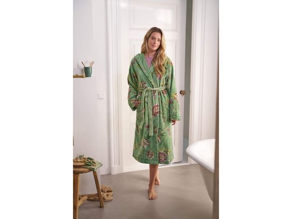 PIP Studio Studio Bathrobe Secret Garden Green L