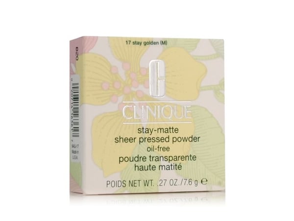 Clinique Stay Matte Sheer Pressed Powder 17 Stay Golden 7,6 g