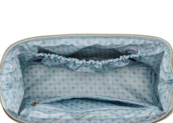 PIP Studio Cosmetic Purse Medium Flower Festival Light Blue 22.5x9.5x15cm