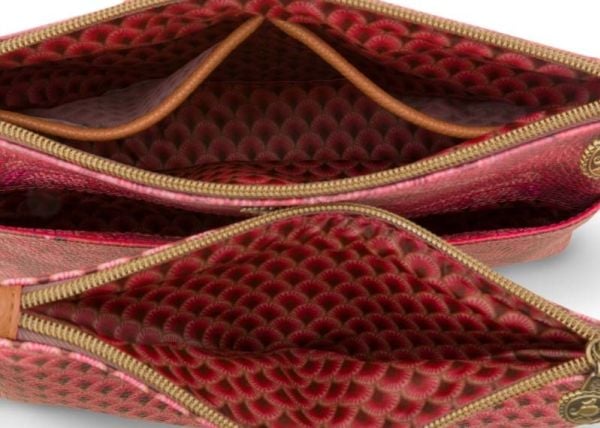 PIP Studio Combi Kyoto Festival Dark Pink 26x18x7.5cm/22x13x1cm