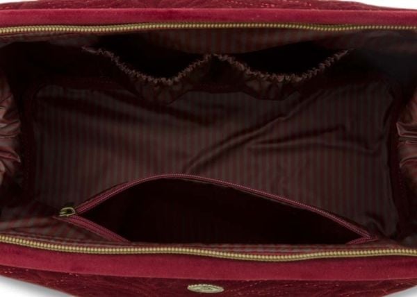 PIP Studio Extra Large Velvet Quiltey Days Red 30x20.7x13.8cm