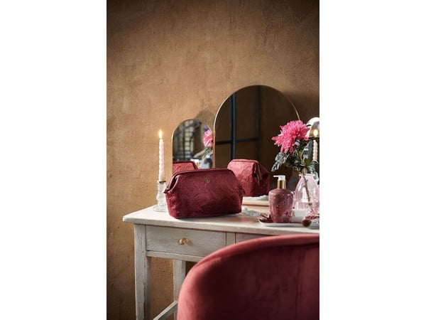 PIP Studio Extra Large Velvet Quiltey Days Red 30x20.7x13.8cm