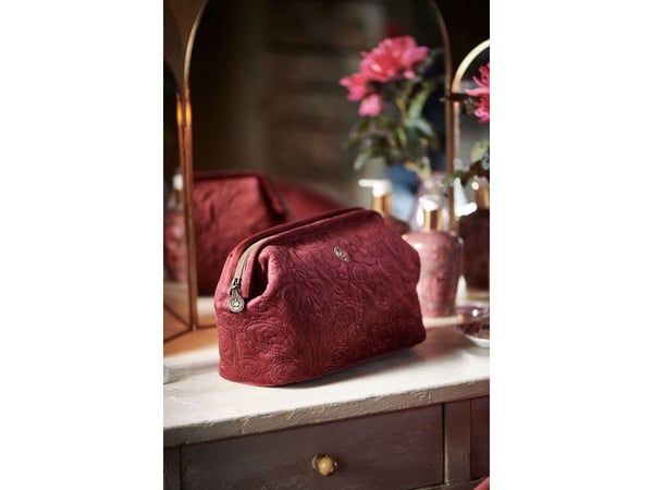 PIP Studio Extra Large Velvet Quiltey Days Red 30x20.7x13.8cm