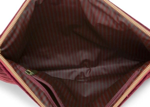 PIP Studio Cosmetic Flat Pouch Large Velvet Quiltey Days Red 30x22x1cm