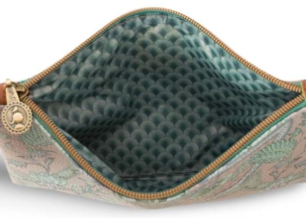 PIP Studio Cosmetic Flat Pouch Medium Kyoto Festival Green 24x15.5x1cm