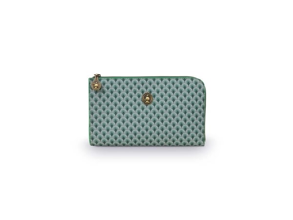 PIP Studio Cosmetic Zipper Pouch Suki Green 21x12.5cm