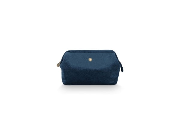 PIP Studio Extra Large Velvet Quiltey Days Blue 30x20.7x13.8cm