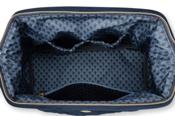Extra Large Velvet Quiltey Days Blue 30x20,7x13,8cm