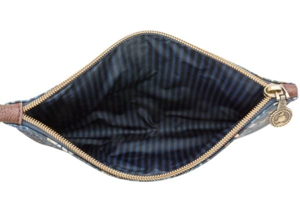 PIP Studio Charly Cosmetic Flat Pouch Medium Tutti i Fiori Blue 24x15.5x1cm