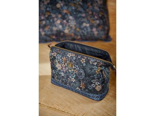 PIP Studio Cooper Cosmetic Purse Large Tutti i Fiori Blue 26x18x12cm