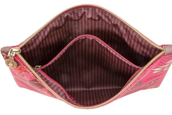 PIP Studio Charly Cosmetic Flat Pouch Large Cece Fiore Red 30x22x1cm