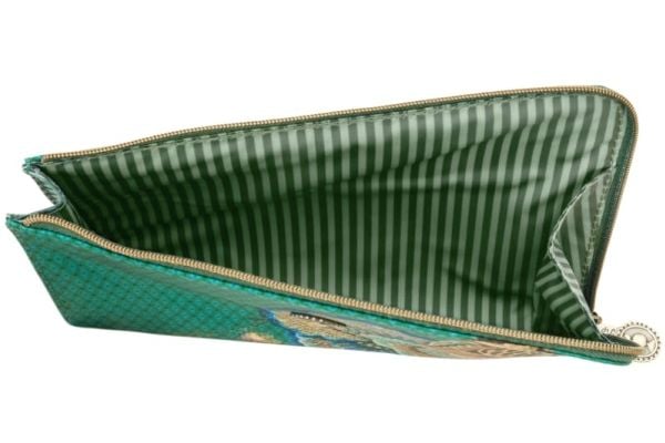 PIP Studio Cloe Cosmetic Zipper Pouch Cece Fiore Green 21x3.5x12.5cm