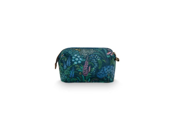 PIP Studio Cooper Cosmetic Purse Medium Querida Velvet Dark Blue 22.5x9.5x15cm