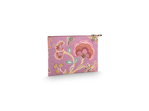 PIP Studio Charly Cosmetic Flat Pouch Medium Matata Lilac 24x1x15.5cm
