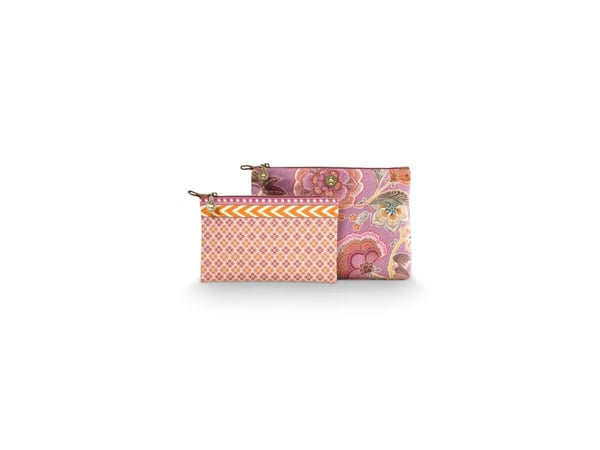 Caryn Cosmetic Bags Combi Matata Lilac 26x7,5x18 cm/22x1x13 cm