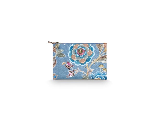 PIP Studio  Charly Cosmetic Flat Pouch Medium Matata Blue 24x1x15.5cm