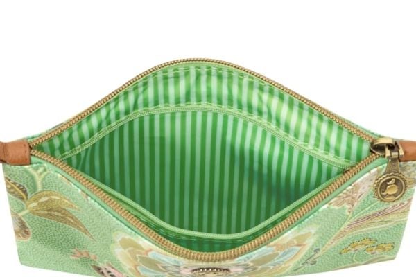PIP Studio  Charly Cosmetic Flat Pouch Medium Matata Green 24x1x15.5cm