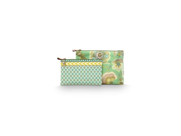 Caryn Cosmetic Bags Combi Matata Green 26x7,5x18 cm/22x1x13 cm