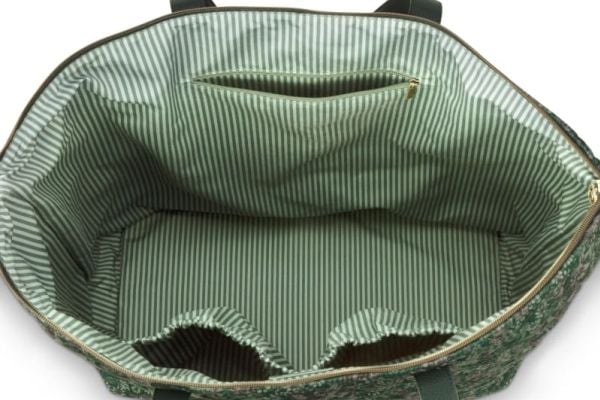 Tilda ToteBag L tikattu vihreä
