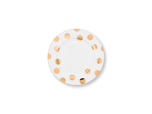 PIP Studio Set/2 Plates DotGold 26.5cm