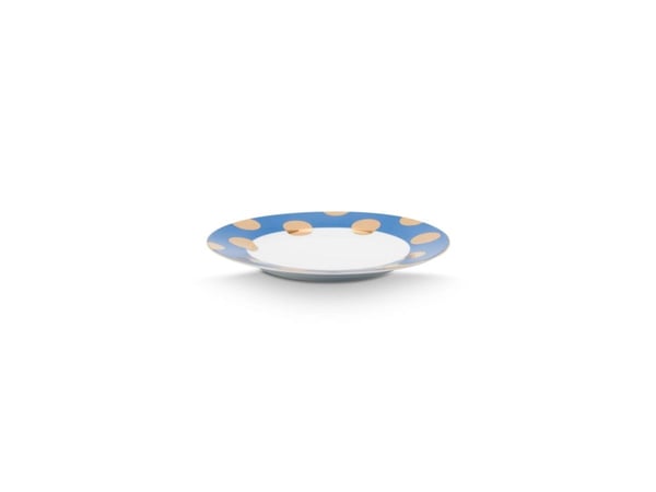 PIP Studio Set/2 Plates Dot Blue 21cm