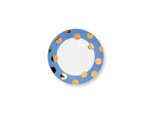 PIP Studio Set/2 Plates Dot Blue 23cm