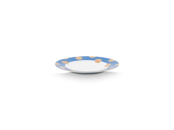 PIP Studio Set/2 Plates Dot Blue 23cm